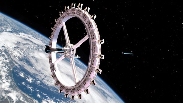 Space Station, Outer Space, Universe