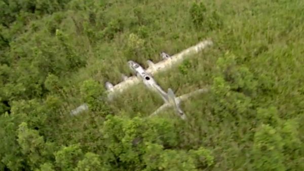 Its true that the Swamp Ghost B-17E bomber from World War II was found in 1972.