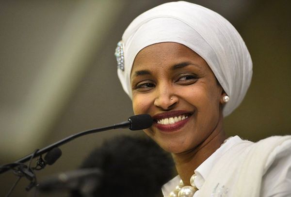 It was rumored that Ilhan Omar was wearing an odal rune.
