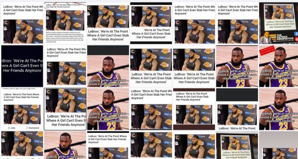 LeBron James Didn’t Lament That ‘A Girl Can’t Even Stab Her Friends Anymore’