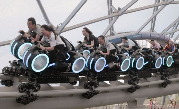 Tron Lightcycle Power Run ride