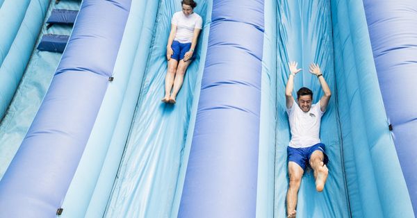 Person, Human, Slide