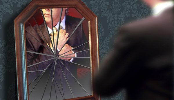 broken mirror