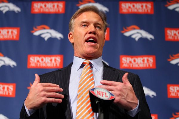 An ad claimed that former NFL quarterback for the Denver Broncos John Elway was broke.