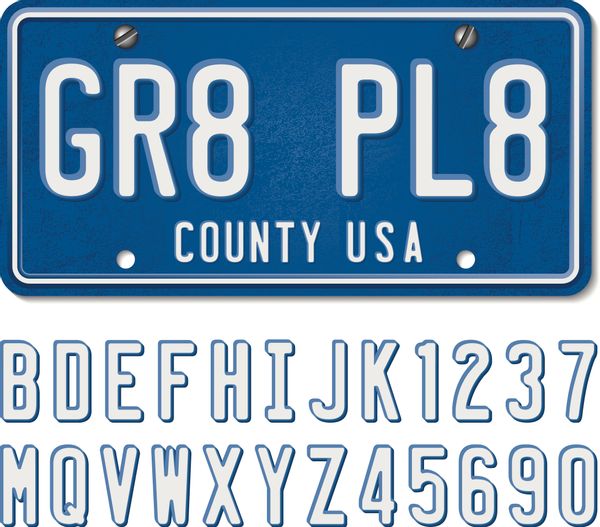 Vehicle, Transportation, License Plate