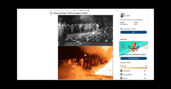 book burning 1933 and 2022