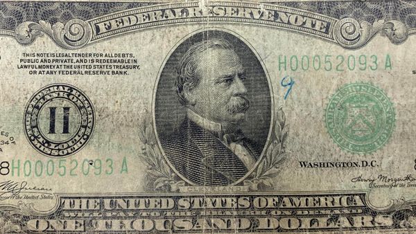 $1000 bill grover cleveland