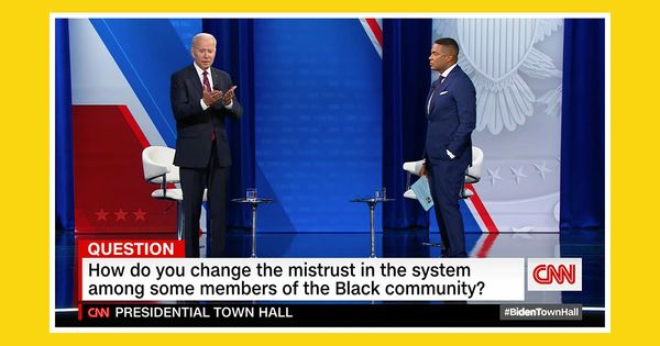 A video with US President Joe Biden and Don Lemon from a CNN Presidential Town Hall was taken out of context on social media.