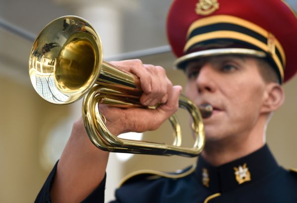 According to a 2014 Facebook post the origins of the musical notes in Taps had something to do with a Union Army captain finding the composition inside the pocket of his dead son who fought for the Confederacy.