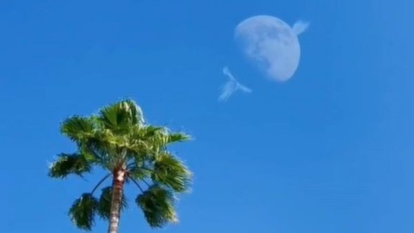 rocket hitting the moon