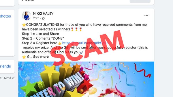 The $750 Cash App Facebook giveaways featuring Nikki Haley, Snoop Dogg, and Paula Deen are all scams.