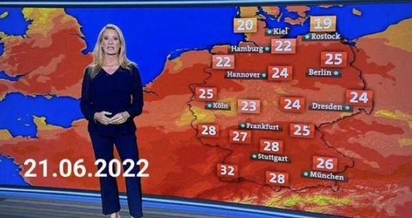 Are weather maps being used for climate change scare-mongering?
