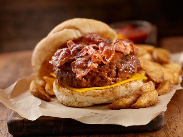 Eating dude food conjures not just manliness, however. There’s patriotism, too.