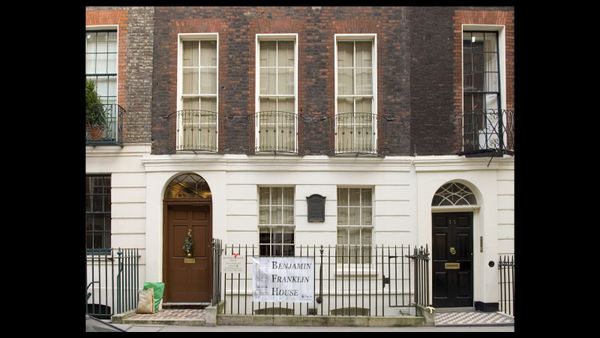 Benjamin Franklin's house near Trafalgar Square in London