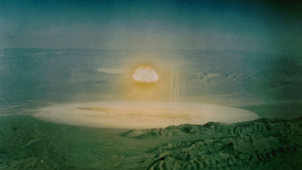 atomic bomb mushroom cloud
