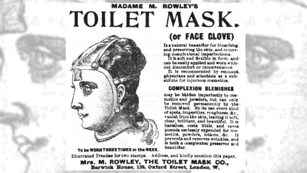 toilet mask or facial glove