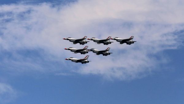 military flyover