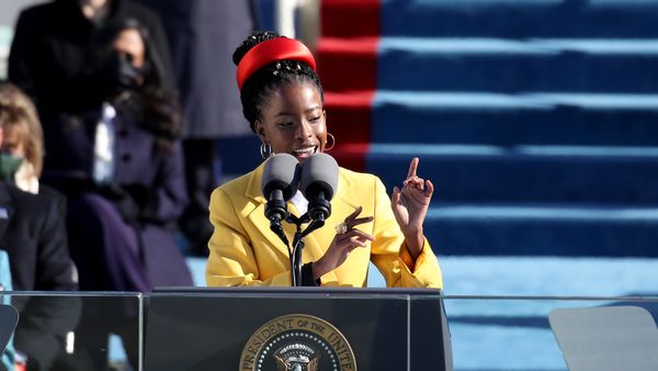 A rumor said that a Florida school banned Amanda Gorman's book with her poem, The Hill We Climb, and said that Governor Ron DeSantis had something to do with it.