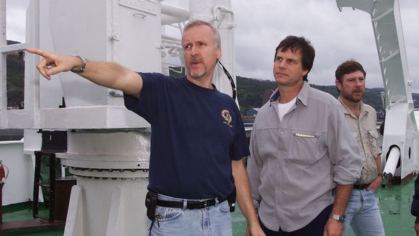 A rumor said that James Cameron was exploring the wreckage of Titanic during the 9/11 terrorist attacks on September 11, 2001.