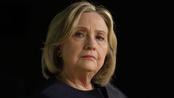 A video appeared to show former Democratic presidential candidate and former secretary of state Hillary Clinton talking about Jeffrey Epstein, Bill Clinton and a supposed hitman named climate change.