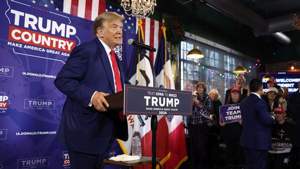 Trump: "We've been waging an all-out war in American democracy."