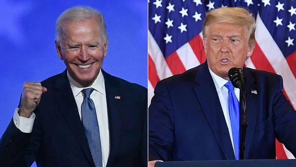 A rumor said that Joe Biden once said Donald Trump didn't have the authority to take the US to war with Iran without Congressional approval.