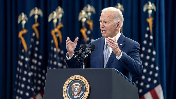 A video claimed that US President Joe Biden said he was considering waging war on Texas with F15s and that he didn't want the state to stop military aged men from coming over the US Mexico border.