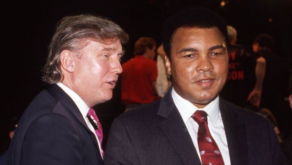 A screenshot claimed that former US President Donald Trump posted on Truth Social that he sparred with Cassius Clay aka Muhammad Ali.