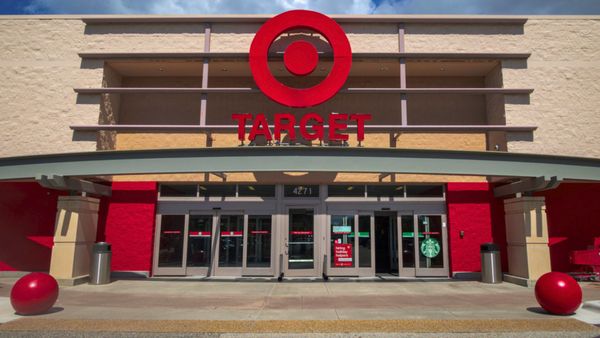 Sign at the entrance to a Target store in Venice, Florida.